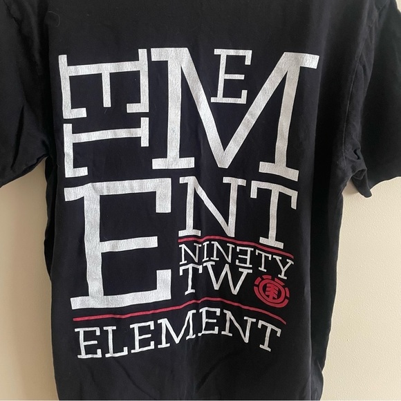 Element Graphic Short Sleeve Tee Shirt Top | Black - Picture 4 of 6